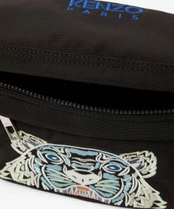 New Arrivals Kenzo (black Canvas Kampus Tiger Bumbag)