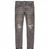 Purple Brand (faded Grey Distress Jean) New Arrivals
