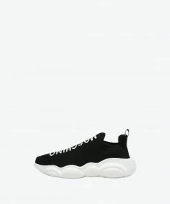 Moschino (black Knit Logo Sock Shoes) New Arrivals
