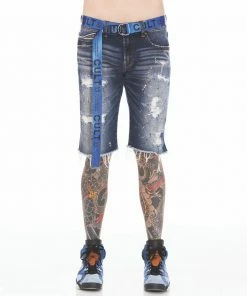 Cult Of Individuality (blue Drip Rocker Short)