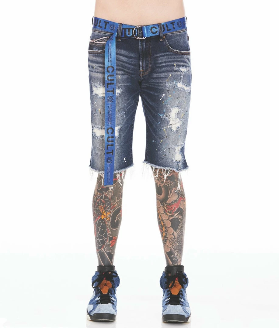 Cult Of Individuality (blue Drip Rocker Short) 3 Cult Of Individuality (blue Drip Rocker Short)