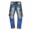 Denimicity (men’’s Dark Blue/red Cargo Jean)