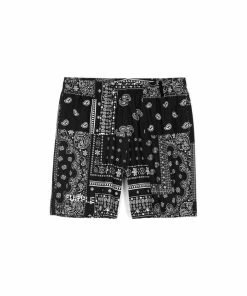 Purple Brand (black Paisley All Round Short)