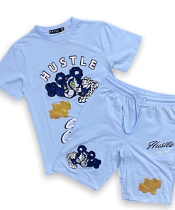 Focus (sky Blue “hustle Season Short Set)