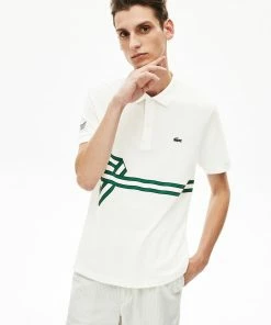 Lacoste (Men's Stripe Print Polo)