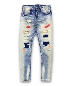 New Arrivals Crysp Denim (light Blue Patch Levy Denim Jean -4)