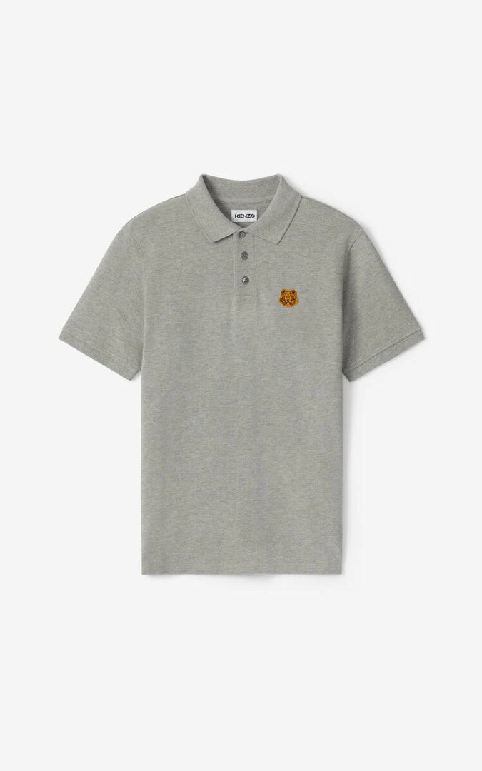 Kenzo (Grey Tiger Crest Polo) New Arrivals 3 Kenzo (Grey Tiger Crest Polo) New Arrivals