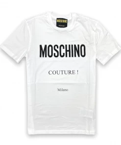 Moschino (white Jersey T-shirt Moschino Couture)