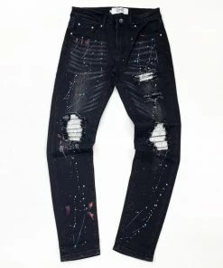 Dna Premium (black/White Wash Jeans) New Arrivals
