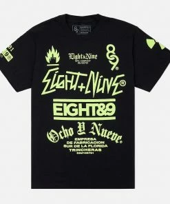 Eight & Nine (black/green Trenches T-shirt) New Arrivals