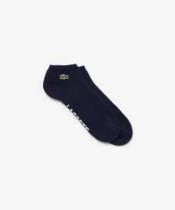 LACOSTE (Men's Navy/white Sport Low Cut Socks)