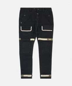 Eight & Nine (black /sand Trapped Slim Utility Wash Jean)