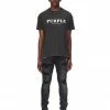 Purple Brand (black Low Rise Skinny Paint Repair Jean) New Arrivals