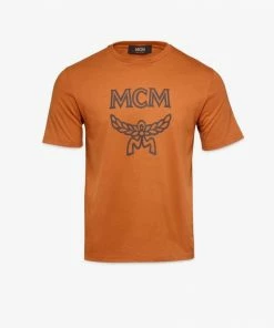 Mcm (cognac Men's Classic Logo T-Shirt) New Arrivals