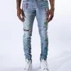 New Arrivals SERENEDE Blue Mixed Wash Jeans)