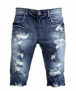 Focus (dark Blue Cut Wash Short ) New Arrivals