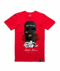 Hasta Muerte (red Aj9 Ski Rose T-shirt) New Arrivals