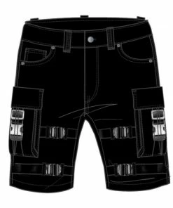 Preme Denim (jet Black Cargo Short)
