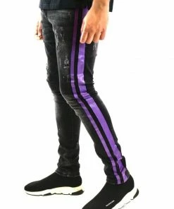 Reelistik Nyc (black/purple Stripe Jean) New Arrivals