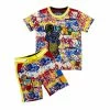 Elite Denim (kids Yellow/multi “winner One Short Set)