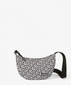 New Arrivals Kenzo (white/black Kenzo Repeated Shoulder Bag)