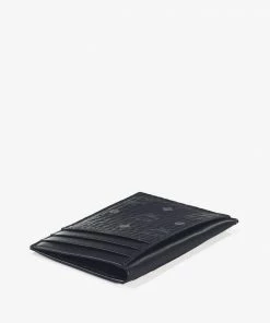 MCM (black Card Case In Visetos Original) New Arrivals
