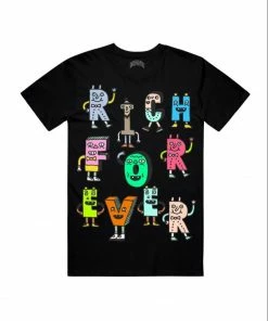 Rich Forever (Black Multi Crewneck T-shirts)