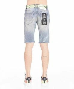 New Arrivals Cult Of Individuality (blue Rocker Belt Short In Skittle)