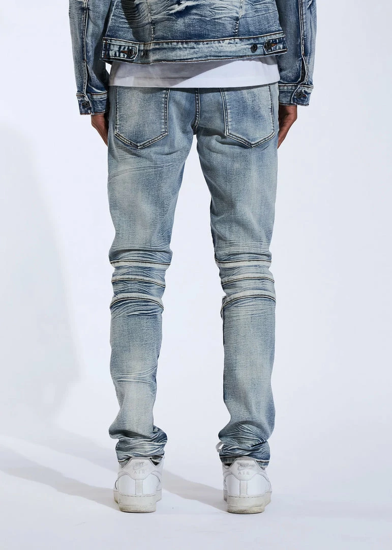 Crysp Denim (blue Skywalker Biker Jean -6) 4 Crysp Denim (blue Skywalker Biker Jean -6)