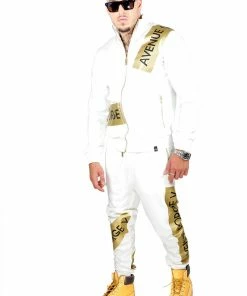 Avenue George (white/gold Jogging Set)