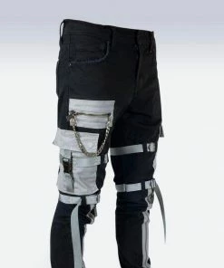 Preme Denim (black/Grey Cargo Zip Jean) New Arrivals