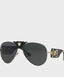 Versace (black Barque Sunglasses)