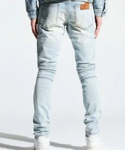 Crysp Denim (light Blue Biker Wash Jeans) 7 Crysp Denim (light Blue Biker Wash Jeans)