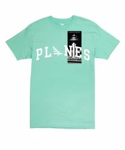New Arrivals Planes (mint Crewneck T-shirts)