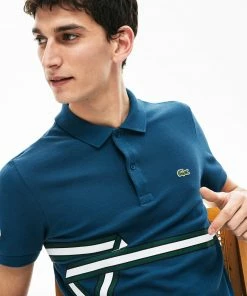 Lacoste (Men's Stripe Print Polo)