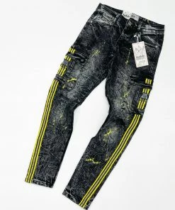 Denimicity (black/yellow Stripe Cargo Jean) New Arrivals