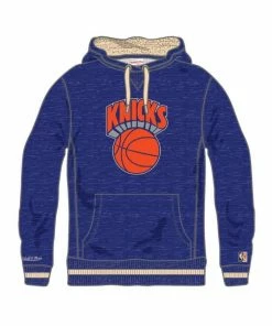 New Arrivals Mitchell & Ness (blue/orange New York Knick Hoodie)