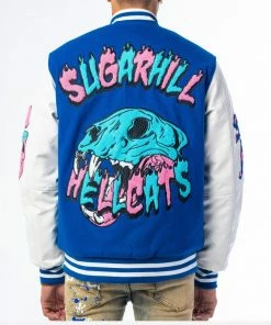 Sugarhill New Arrivals Sugar Hill (blue “hellcat Letterman Jacket)