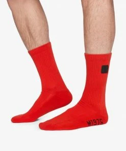 MCM (Red 1976 Logo Plate Socks)