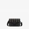 New Arrivals Mcm (black/orange Color Splash Logo Crossbody Bag)