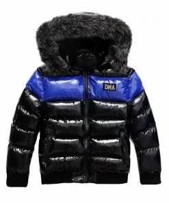 Dna Premium (men’s Black/royal Blue Furry Jacket) New Arrivals