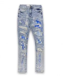 Ferrari Massari (blue/ Royal Blue Bandana Super Skinny Jean) New Arrivals