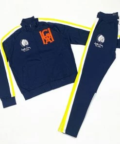 Hustle Gang (Navy/yellow Jogging Set)