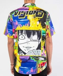 Sugarhill Sugar Hill (yellow Visions Button Up T-shirt)