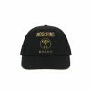 Moschino (black Canvas Hat Double Question Mark) New Arrivals 2 Moschino (black Canvas Hat Double Question Mark) New Arrivals