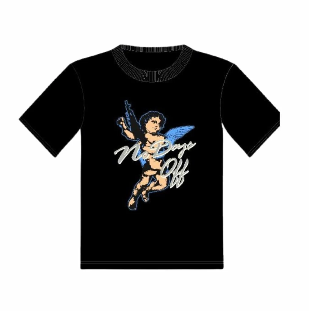 Focus (Black “no Day Off T-shirt) 3 Focus (Black “no Day Off T-shirt)