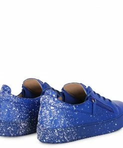 GIUSEPPE ZANOTTI (royal Blue Frankie Spray Low Top Sneaker)