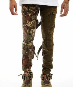 New Arrivals Reelistik Nyc (dark Olive/camo Stripe Jean)