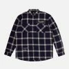 Eight & Nine (blue “burning Time Flannel Button Up)