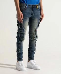 Pheelings Blue /multicolor Cargo Jean)